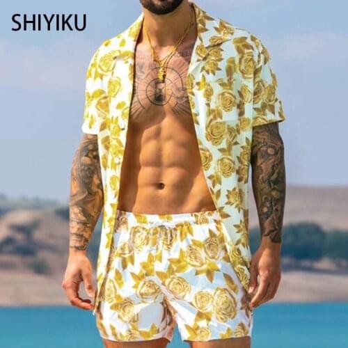 SHIYIKU Mens Casual Shirts