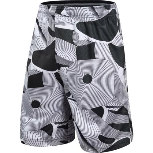 2020 New Summer Shorts Men Running Knee Length Elastic Waist Pocket Feminino Sport Fitness Short Trouser Male Plus Size