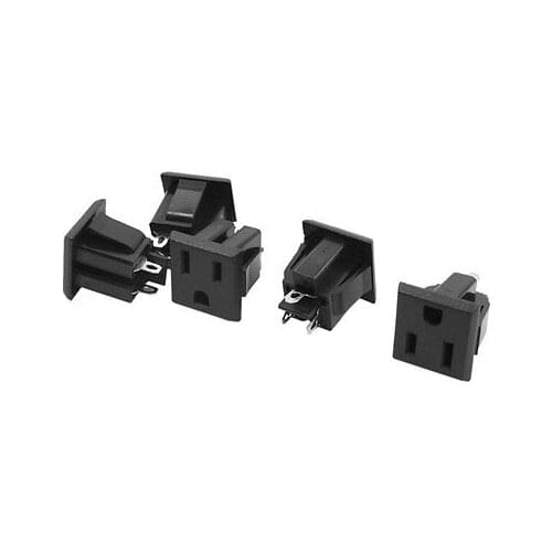 AC 125V 15A US Plug Socket Welding Power Adapter Converter 5Pcs