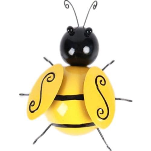 Country decoration wrought iron bee metal animal simulation crafts wall art wall hanging