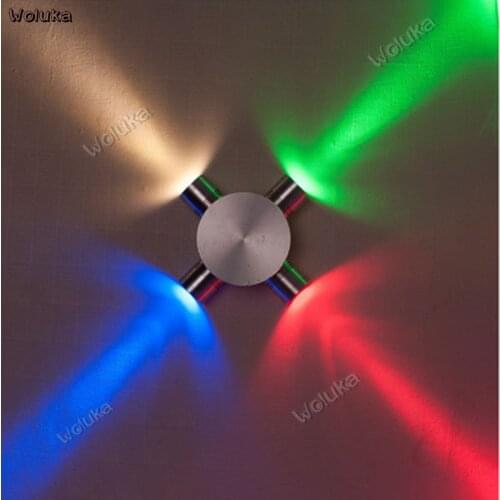 LED wall lamp red green blue purple yellow seven color KTV bar aisle corridor lamp bedside lamp wall lamp CD50 W03