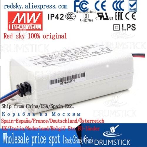 Wholesale price MEAN WELL APC-12-350 36V 350mA meanwell APC-12 12.6W Single Output LED Switching Power Supply
