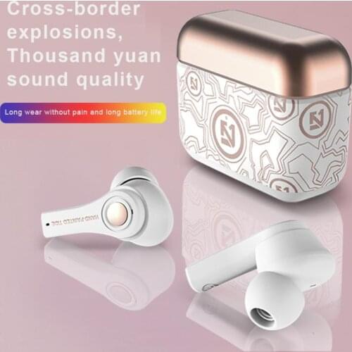 TS-100 Bluetooth Earphones 5.0 Wireless Bluetooth Headset HD Noise Reduction Call HIFI Sound Quality In-ear Sports Headset IPX7