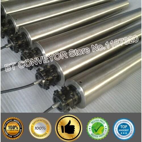 Factory sale electric roller, driving pulley, dia. 50, 57, 60, 76, 80, 100, 113, 127, 138, 165, power from 0.015~1.1 Kw