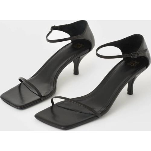 Women shoes 2021 Spring and Summer New Ladies Mid-heel Stiletto Sandals Womens Shoes