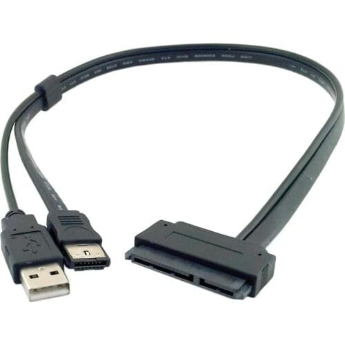 Xiwai 2 5" inch Hard Disk Drive SATA 22Pin to eSATA Data USB Powered Cable 50cm