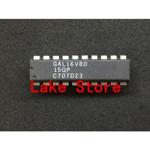 10 unids/lote GAL16V8D-15QP GAL16V8D-15QPN GAL16V8D-25QP GAL16V8D-25QPN DIP GAL16V8D-7LP