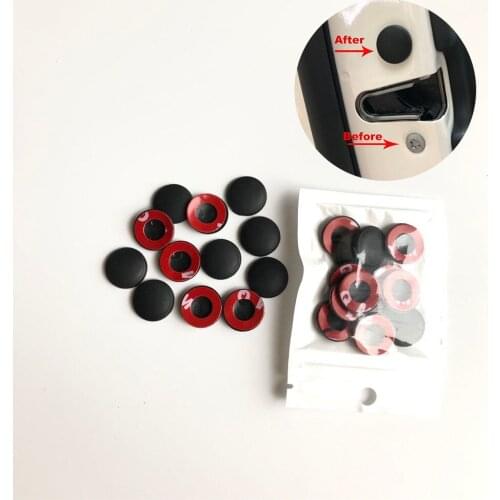 12pcs Car Door Lock Screw Cover For Renault Espace Twingo Clio ZOE Kwid SYMBIOZ ARKANA Duster EZ-PRO Lodgy Alpine A110