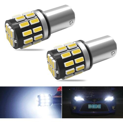 2x BA9S LED Bulb T4W H6W Super Bright For Car Interior Light License Plate Door Reading Lamp Auto 6000K White 10SMD 3014 Chips