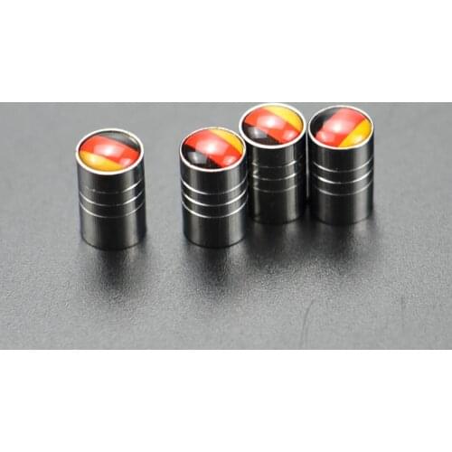 4pcs Tire Valve Stem Caps For Chevrolet Volt Malibu Camaro Cobalt Orlando Spark Colorado Bolt Onix Traverse Blazer