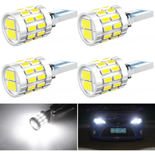 4pcs T10 W5W LED Canbus Bulb Car Interior Parking Lamp White Blue Red Yellow Light For Mercedes Benz W221 W210 W212 W203 W205