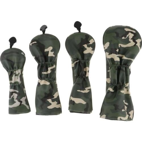 4X Premium Golf Head Covers Protector Headcover for No. 1 3 5 UT Wood Driver