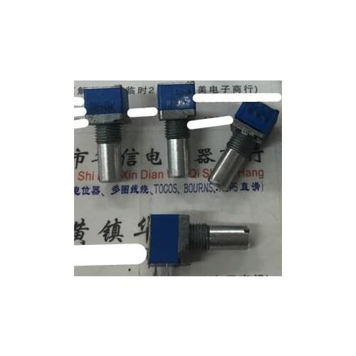 5pcs/lot Special RK097G sealed double potentiometer B20K handle 15MM long circle