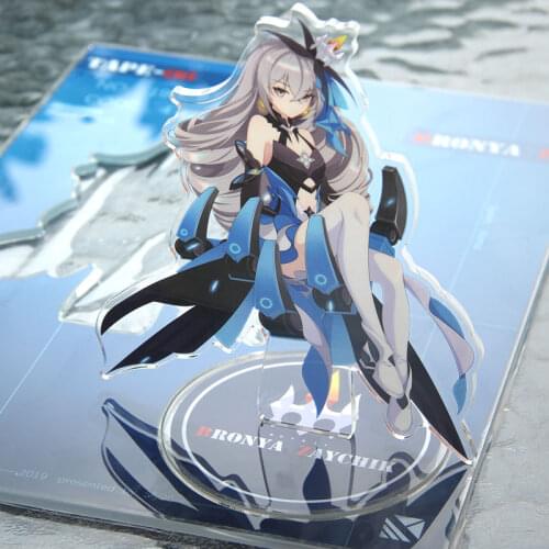 Anime Honkai Impact 3 Herrscher Acrylic Stand Figure Model Plate Double Sided Desk Decor Cartoon Ornaments Xmas Birthday Gifts