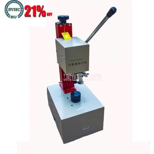 10-35mm Bottle Cap Sealing Machine Electric Medicine Products Cosmetics Bottle Lid Packaging Mouth Locking Machine 220V KFJ-1035