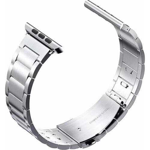 44/40mm iWatch stainless steel bands quick release metal straps for apple watch Tool-free Replacement Belt