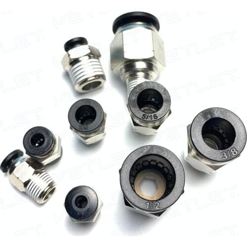 Inch Tube NPT thread air fittings one touch npt fittings pneumatic 1/4 inch tube npt1/8,npt1/4,npt3/8
