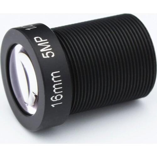 HD 1/2.5" 5mp 16mm cctv lens IR Board M12x0.5 view 50m distance 27 degrees angle M12 for Security IP Camera