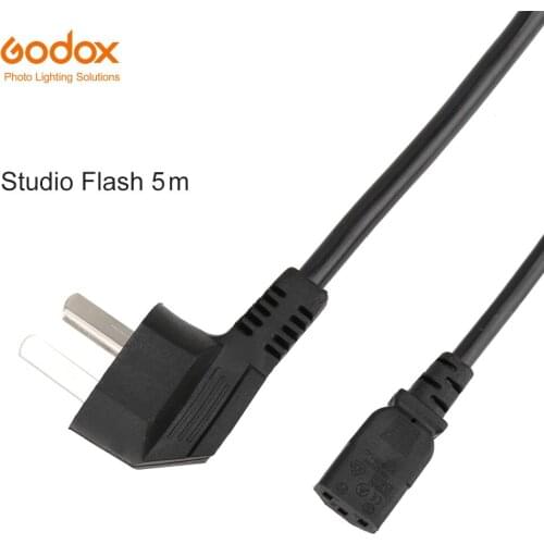 16.4' / 5M AC Power Plug Cord Cable (US / EU / UK / AU) for Studio Flash