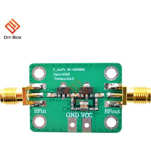 30-4000MHz RF Amplifier Module Broadband 40dB High Gain LNA RF Power Amplifier for FM HF VHF/UHF
