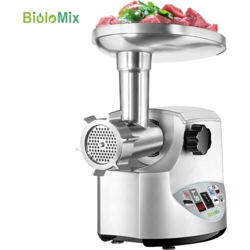Heavy Duty 3000W Max Powerful Electric Meat Grinder Home Sausage Stuffer Meat Mincer Food Processor