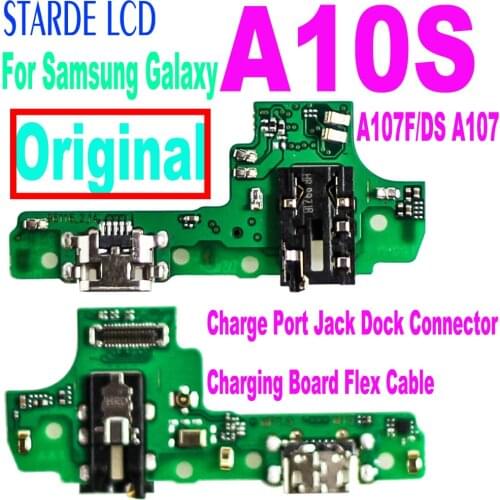 Original For Samsung A10S A107F/DS A107 USB Charge Port Jack Dock Connector Charging Board Flex Cable Phone Screen Replacement