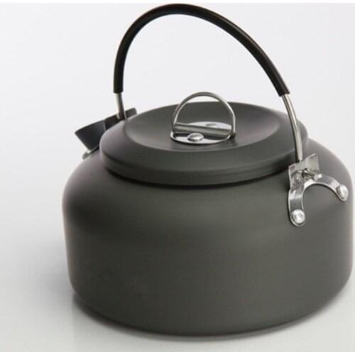 Camp Cooking Supplies 0.8L Aluminum Alloy Water Tea Kettle Coffee Pot With Filter For Outdoor Camping Picnic