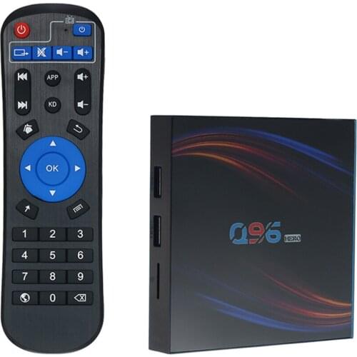 Q96HERO Android 10.0 Smart TV Box Allwinner H616 Quad-core UHD 4K Media Player 6K HDR H.265WiFi BT5.0 100M LAN Remote Control