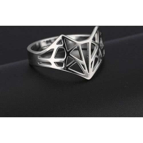 Silver Animal Design Men or Women Ring Fashion Jewelry Gift Fox Ring Ajust