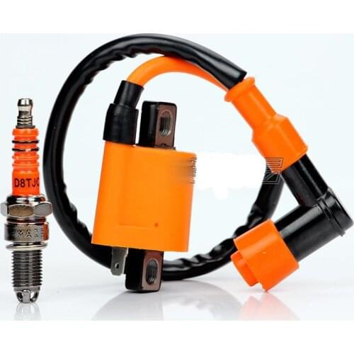 Motorcycle ignition start high pressure package spark plug For CG125 150 200 250/CB CBD Quad Dirt Bike Modification accessories