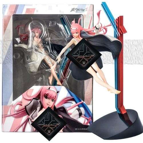 Tronzo 1/7 34CM DARLING In The FRANXX Animation Character ZERO TWO 02 Detachable Cloth PVC Action Figure Model For Children Gift