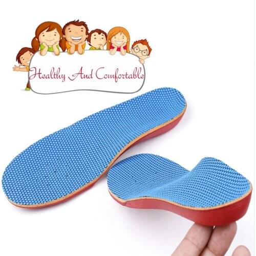 USHINE EU19-35 Blue Sprot Arch Support Sports Kids X legs Insoles Kids Insoles Orthopedic Children Sneakers Insoles