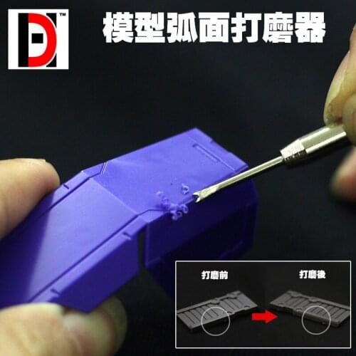 Military Model Making Tools Detail Modification and Polishing All Metal Scraper Model Camber/round Corner Polisher