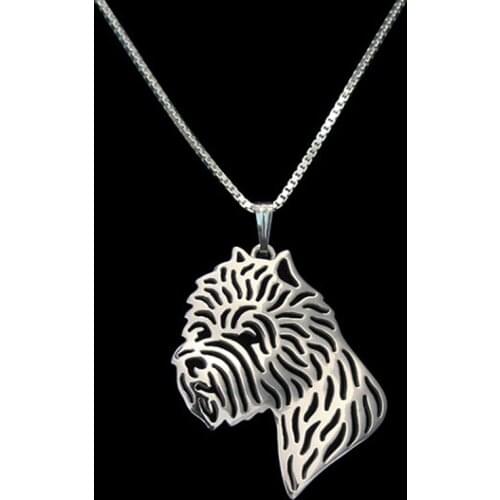 Unique Romantic Gold Silver West Highland White Terrier Dog Head Pendant Necklace Hunger Games Necklace Women Best Friend Choker