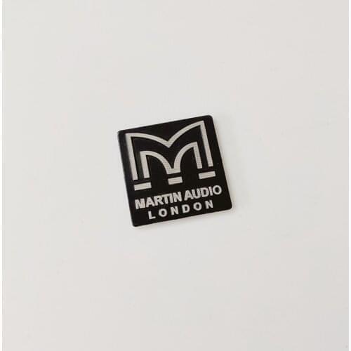 1pc Martin audio for KTV Speaker aluminum sticker car styling stereo badge emblem Sticker Car Accessorie for the bar cafe