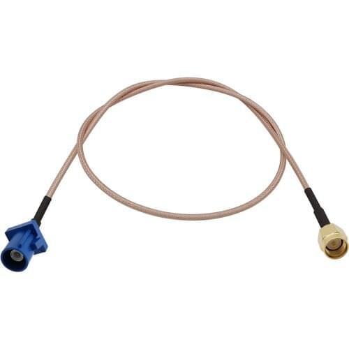 10Pcs Fakra C Adapter Plug to SMA Male RG316 RG316D Pigtail GPS Antenna Extension Cable Wire Connector 10/15/20/30/50CM