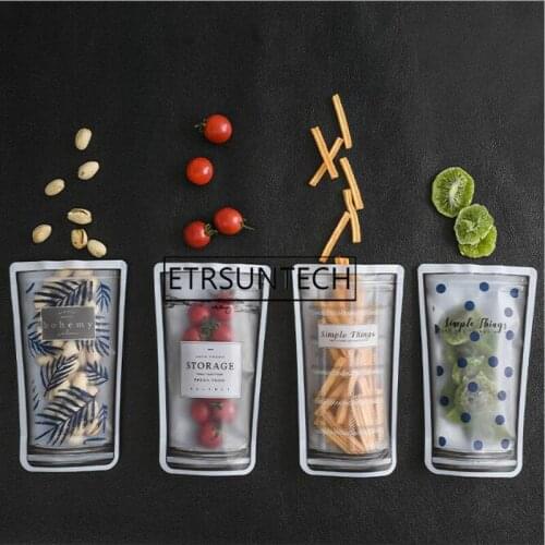 50sets Reusable Seal Plastic Food Fresh Bag Vacuum Sealer Cookies Biscuit Candy Food Storage Bags