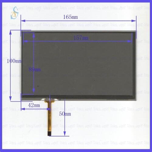 ZhiYuSun POST 7inch touch screen 165mm*100mm handwriting screen outer periphery dimension Polarizer