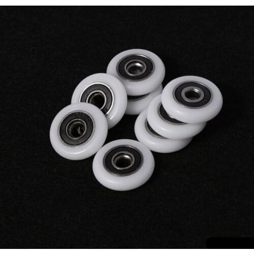 8 Pcs Bath cabinet roller wheel shower room accessories bearing roller wheel 23/25/27mm Drop Ship