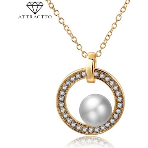 ATTRACTTO Pearl Necklaces For Women