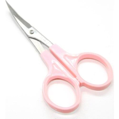 Free shipping 5 pcs lot Wangwuquan 97mm Overall length curved blade stainless steel scissors embroidery yarn snipping cutter