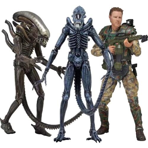 Alien Figure Neca Xenomorph Warrior Sergeant Craig Windrix Warrior Alien Predator Action Figure Toys Gift 18cm