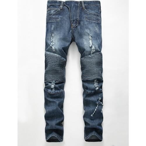 HMILY Men Skinny Jeans