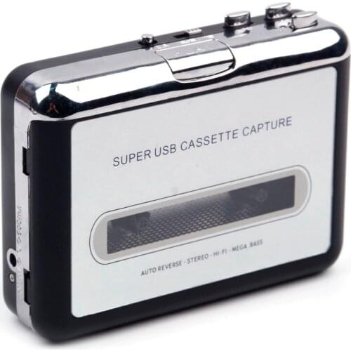 Cassette Player USB Cassette to MP3 Converter Capture Audio Music Player Tape Cassette Recorder