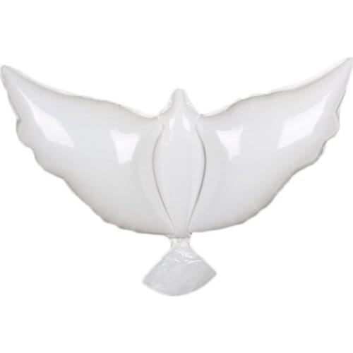 400 pcs Wedding helium inflatable biodegradable white Dove Balloons for wedding decoration doves shaped bio balloons