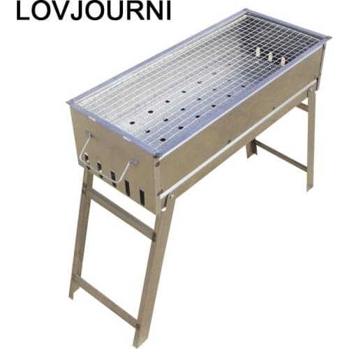 Gril Outdoor Portable Bbq Asadores Portatiles Garden Camping Grill De Carbon Parrilla Churrasqueira Barbacoa Churrasco Barbecue