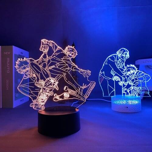 Anime Figure Night Lights Manga SK8 The Infinity Anime Kawaii Room Decor Valentines Day Gift For Boyfriend Free Shipping