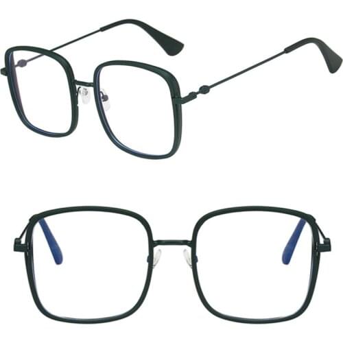 Newly Blue Light Blocking Glasses Cute Anti Eye Strain Fashion Metal Frame Glasses For Reading Play Computer