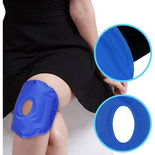 Pain Relief Therapy Surgery Knee Patch Adjustable Reusable Ice Wrap Hot And Cold Heat Sports Injuries Gel Pack Breathable