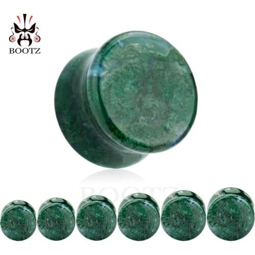 Hot selling stone ear plugs tunnels piercing body jewelry mix sizes 6mm to 16mm lot ear reamer wholesale